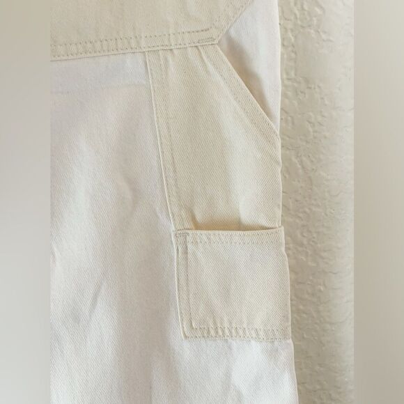 Madewell 90s Straight JeanTwo-Tone cream/white denim Workwear carpenter 27 NWT - Picture 9 of 12